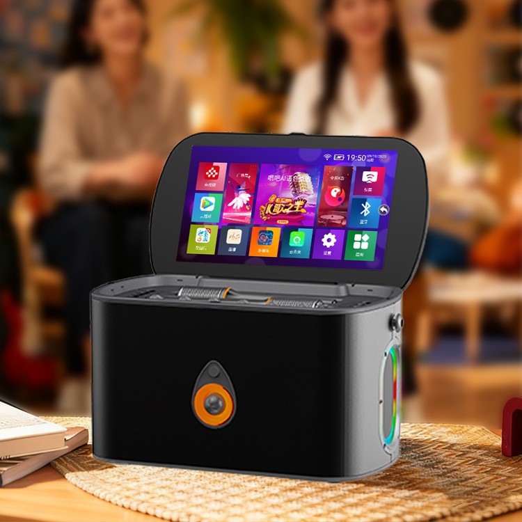 出厂价户外家庭KTV音响麦克风点歌K歌无线话筒一体机蓝牙音箱影音